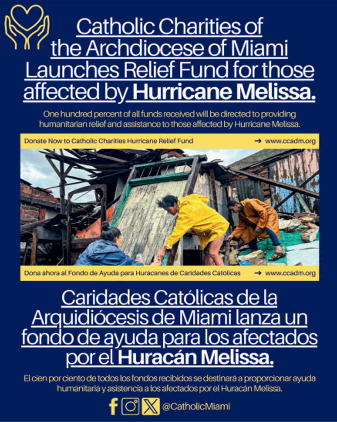 Relief Fund for Hurricane Melissa                                                                                                                                                                                                                                                                           