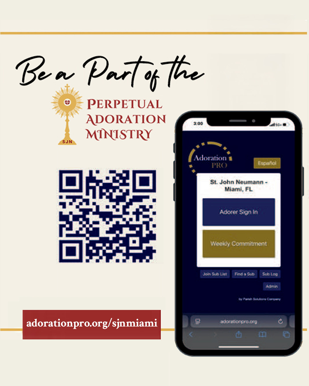 Become a Perpetual Adorer, Sign Up Today!                                                                                                                                                                                                                                                                   