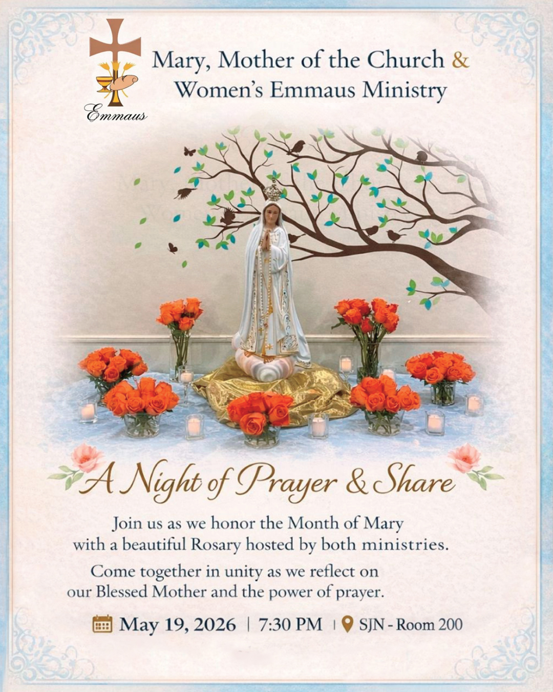 Mary, Mother of the Church & Women's Emmaus Ministry