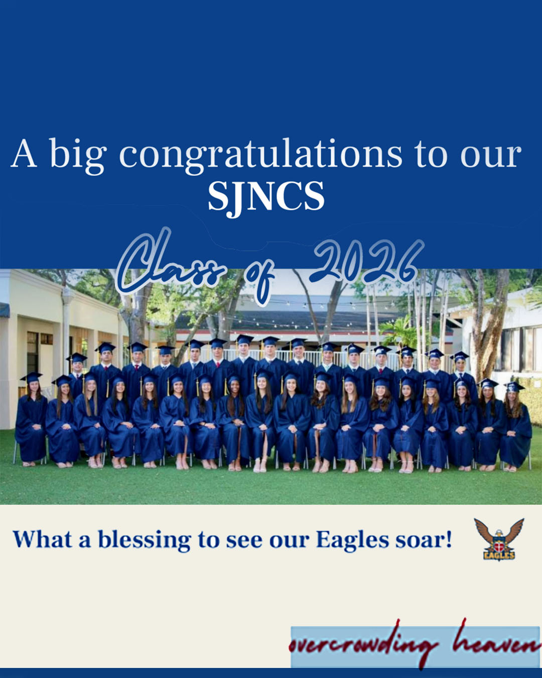 A big congratulations to our SJNCS Class of 2026                                                                                                                                                                                                                                                            