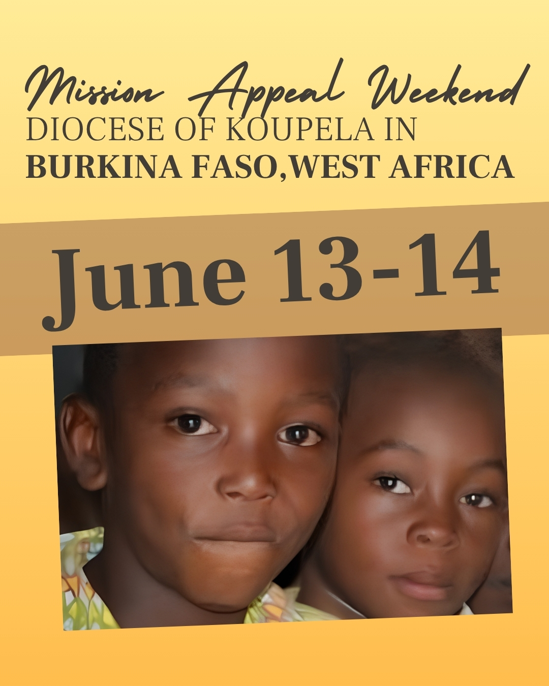 Mission Appeal Weekend                                                                                                                                                                                                                                                                                      
