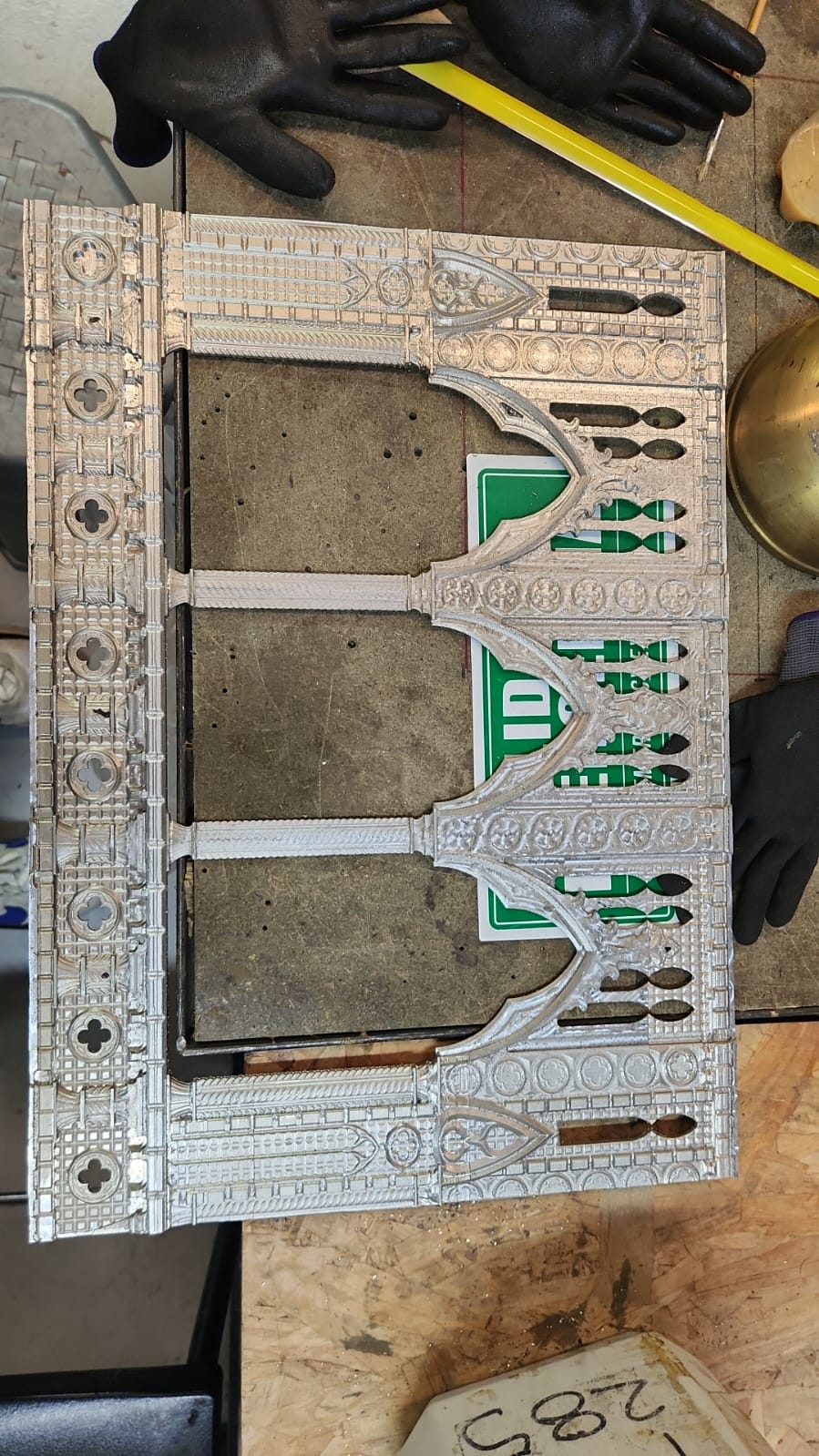 Tabernacle — Gothic arch door panel