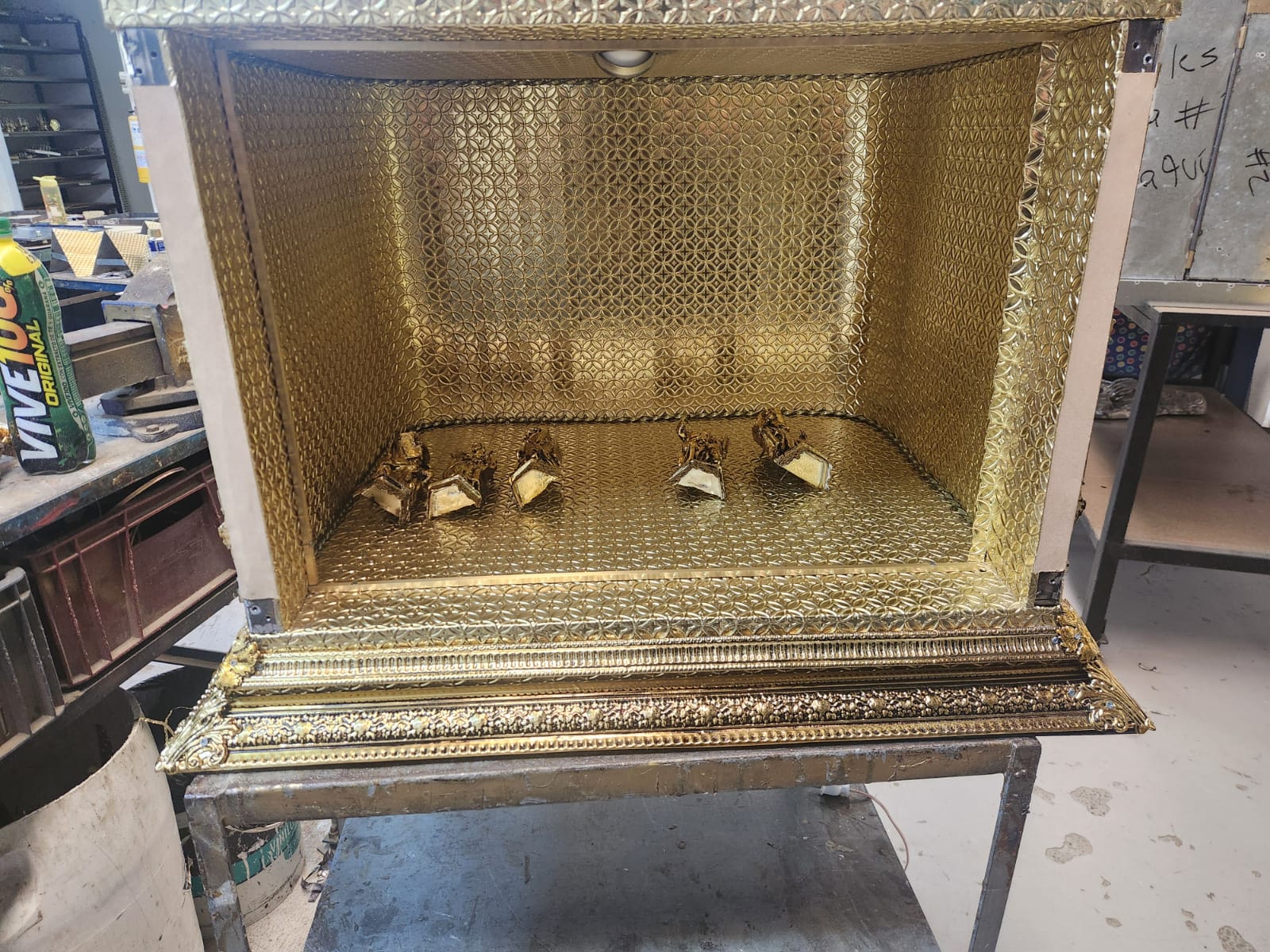 Tabernacle — gold interior