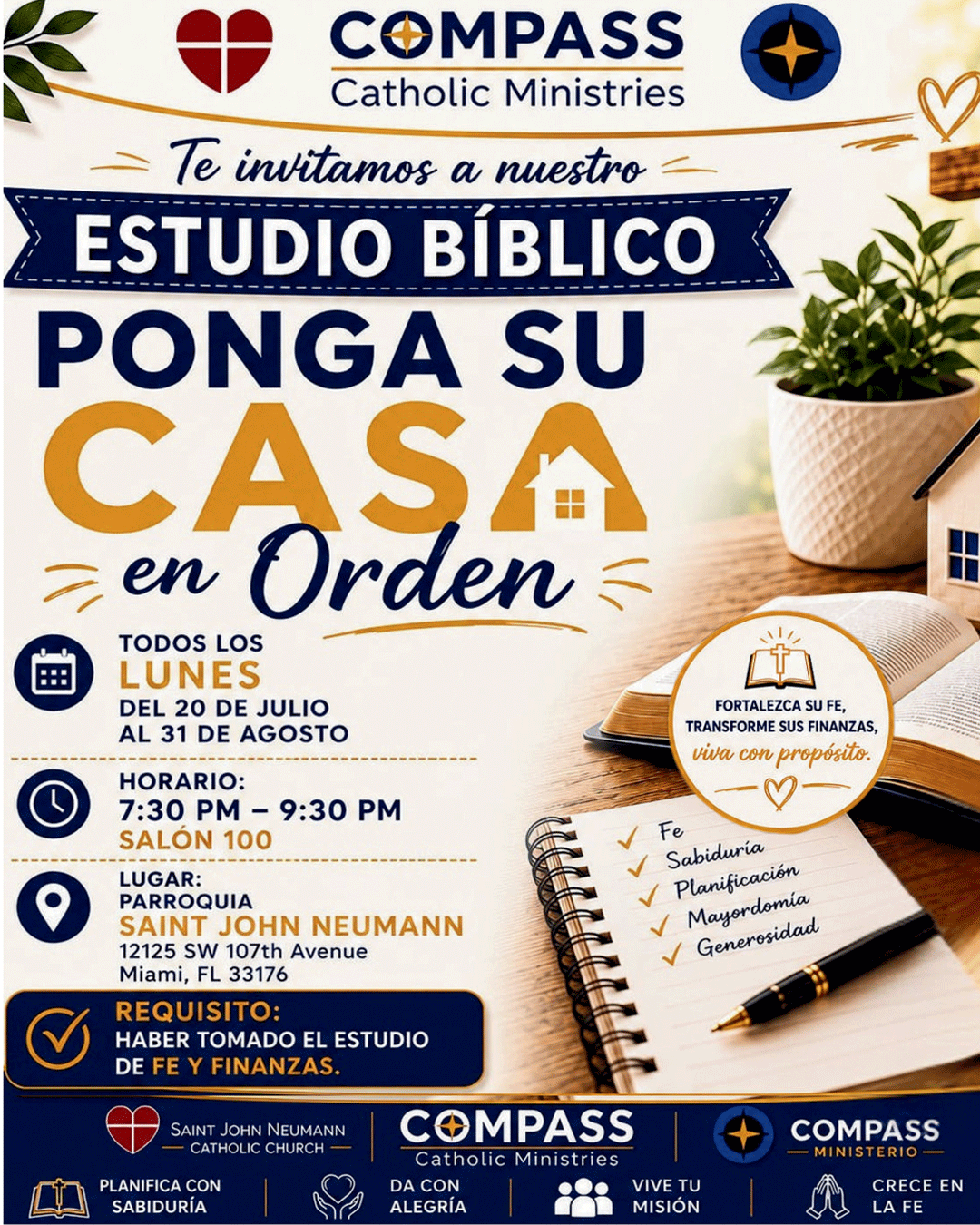 Estudio Bíblico Ponga su Casa en Orden                                                                                                                                                                                                                                                                     