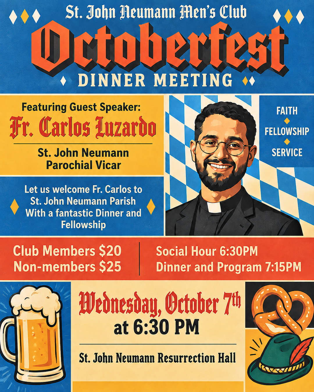 Men's Club: Octoberfest Dinner