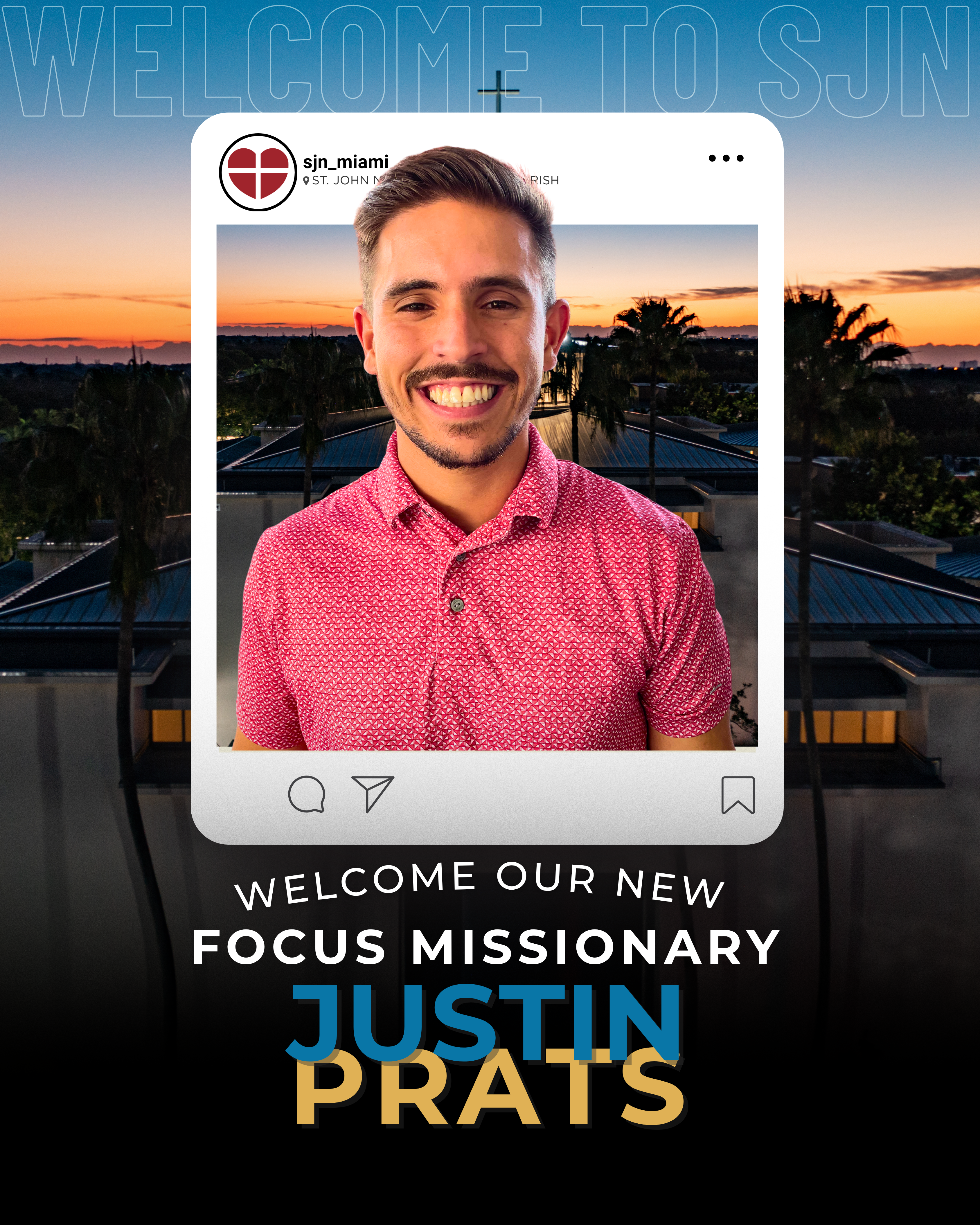 Welcome Justin Prats to SJN!