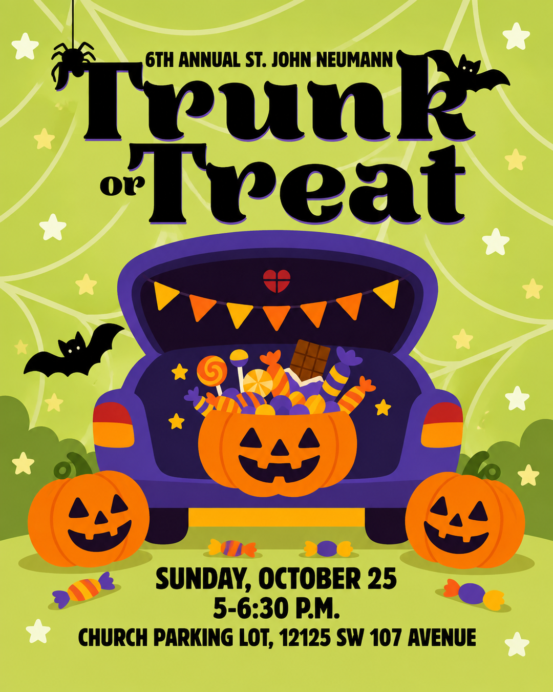 6th Annual St. John Neumann Trunk or Treat                                                                                                                                                                                                                                                                  